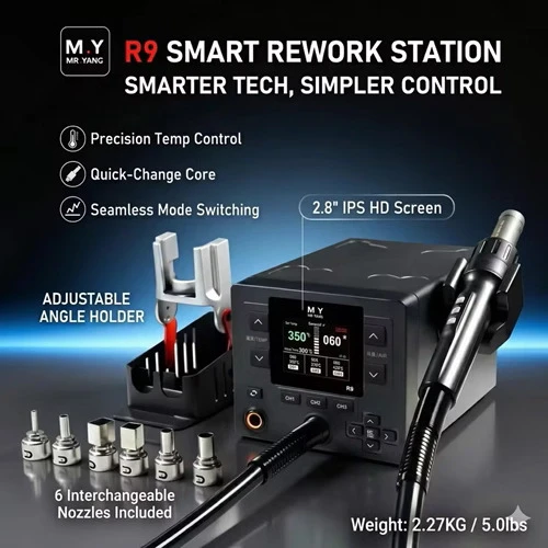YCS M.Y R9 Smart Rework Station with LCD Display & Precision Temperature Control