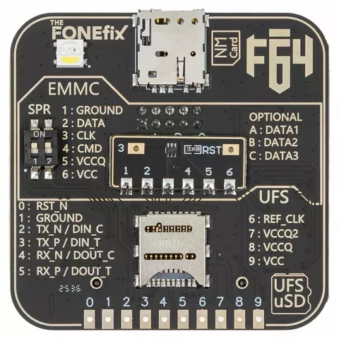 Original F64 ISP Adapter for Flash F64 Ultra / F64 Lite Box | High-Speed eMMC & UFS Programming Tool