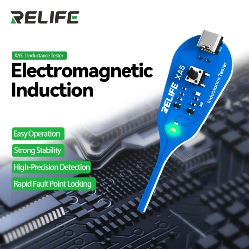 RELIFE XA5 High-Precision Motherboard Buck Coil & Inductance Fault Tester